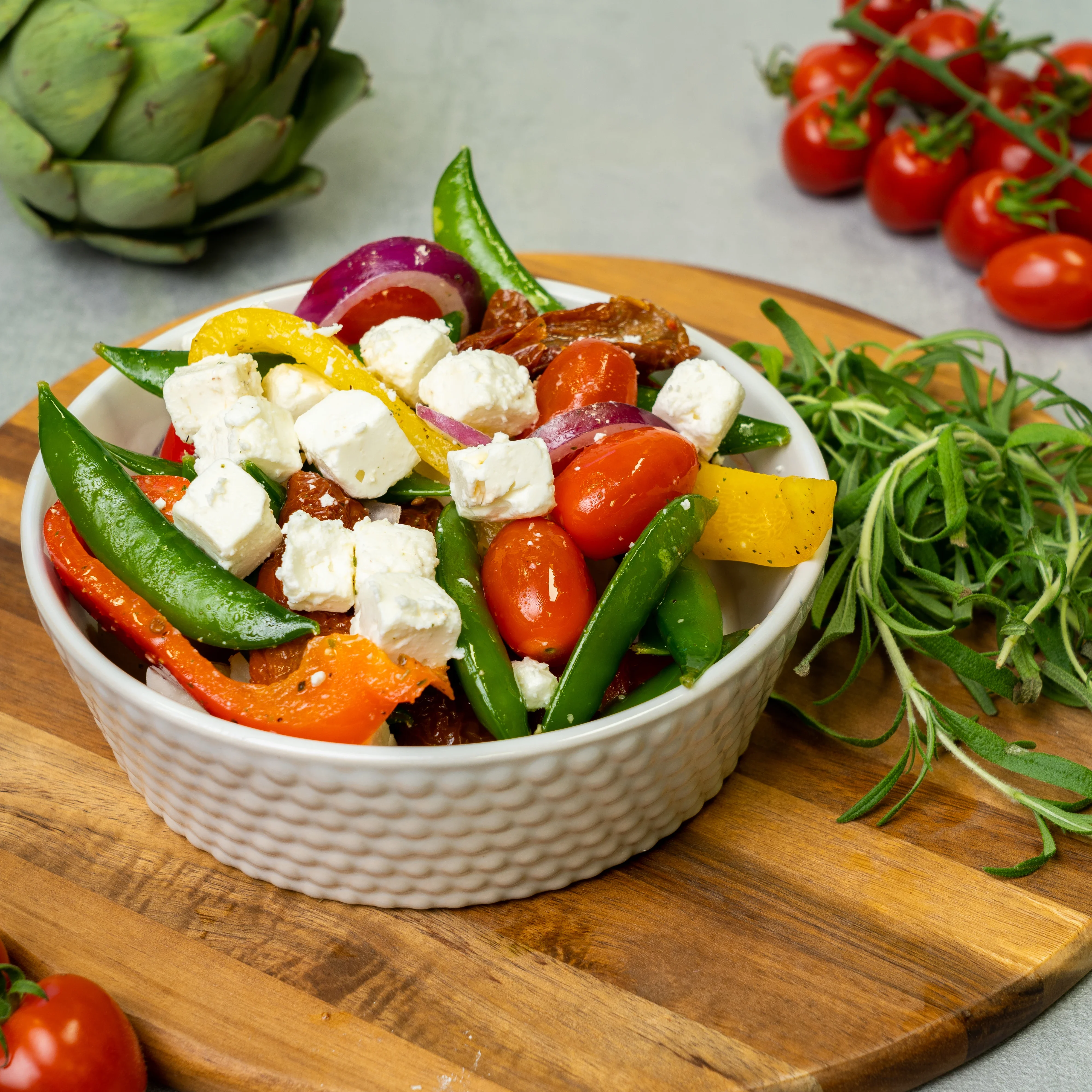 Fetaostsallad
