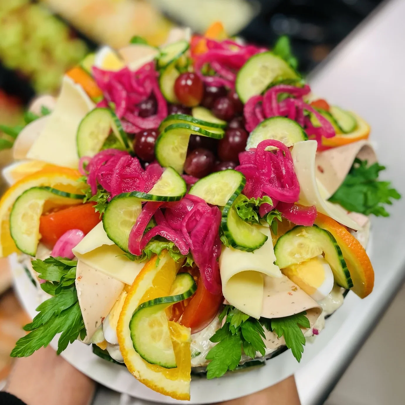 Smörgåstårta Vegetarisk