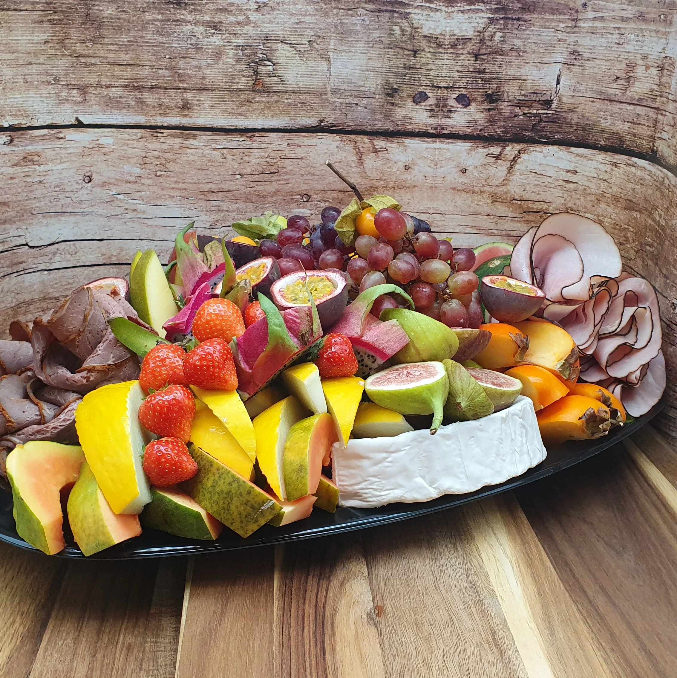 Bilden visar 5 portioner Matforsplanka