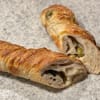 Surdegsbaguette med ost & oliver