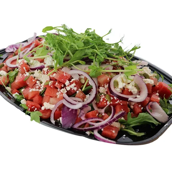 Melon&fetaost sallad