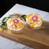 Bageriets cheesecake med passionsfrukt och vit choklad