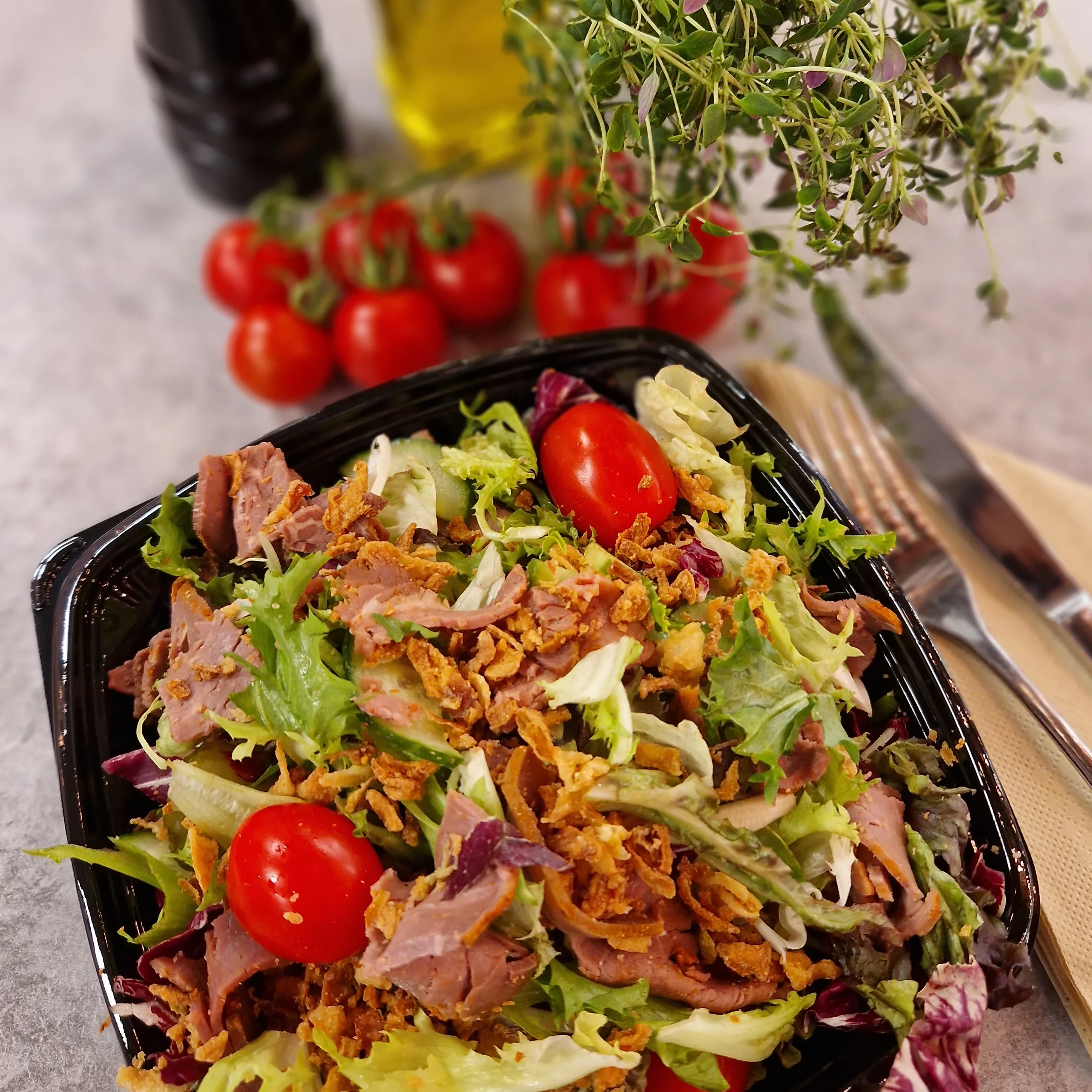Rostbiffsallad