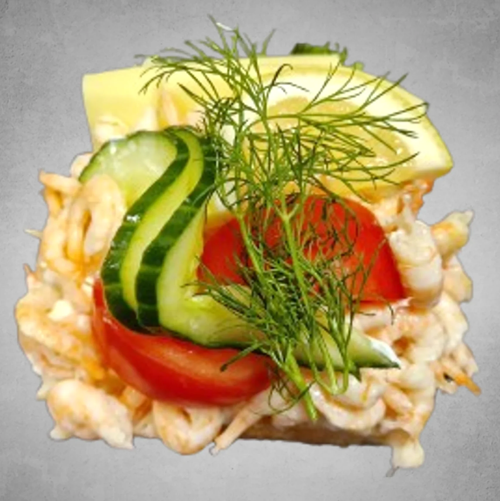 Glutenfri räksmörgås