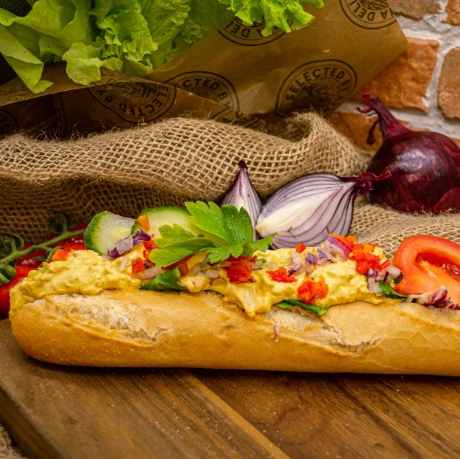 Kycklingbaguette