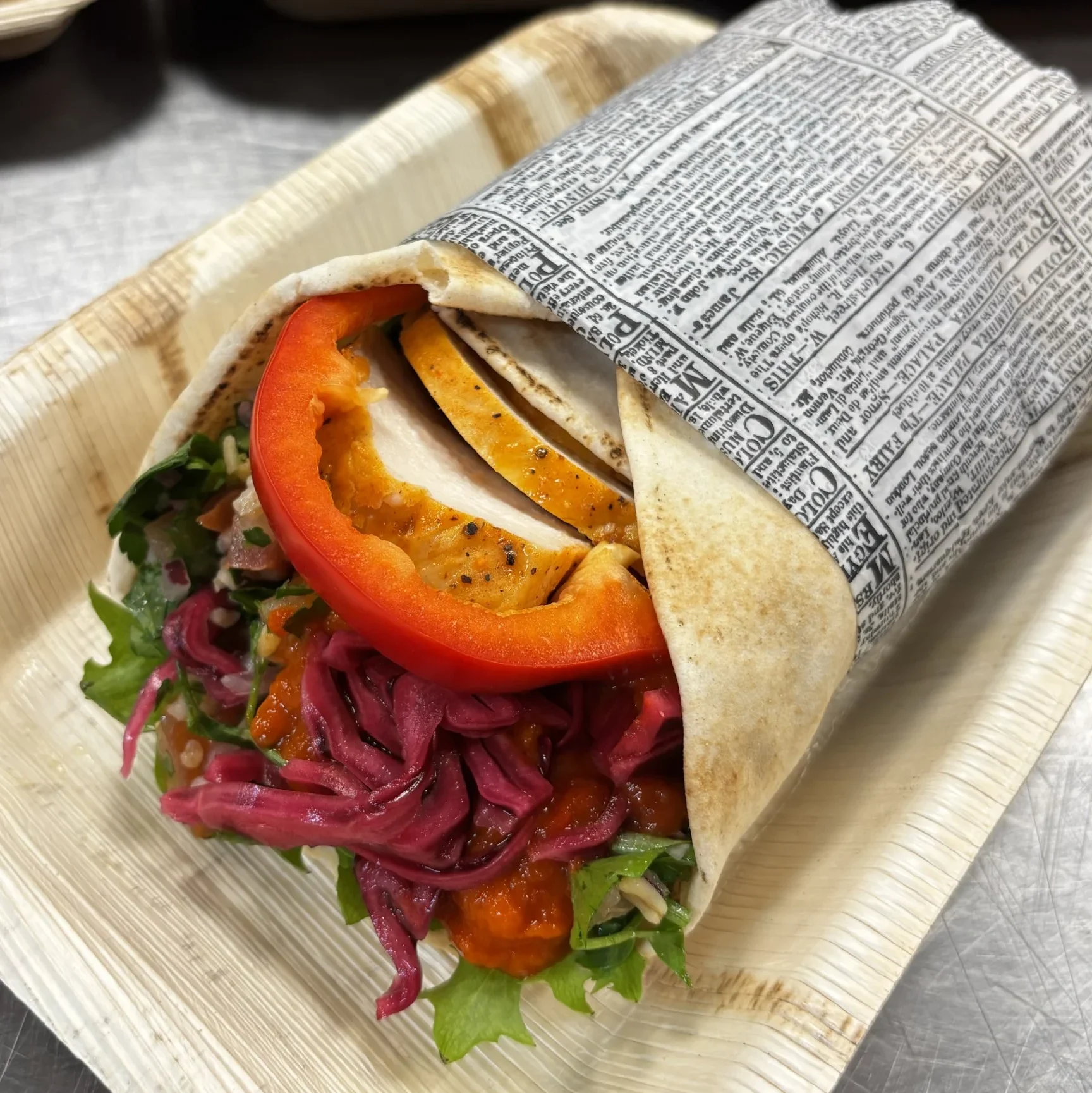 Kycklingwrap