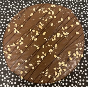 Saltkaramelltårta 14 - bitar