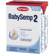 Tillskottsnäring BabySemp 2 df 6m 200ml Semper.