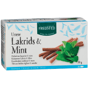 Te Lakrits & Mint Örtte Fredsted.