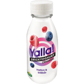 Drickyoghurt Yalla! Hallon Blåbär 0,5% 350ml Yoggi®.