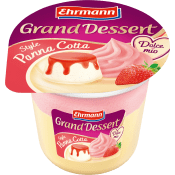 Dessert Panna Cotta Jordgubb 190g Grand Dessert.