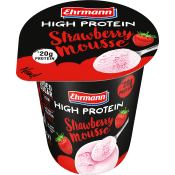 Jordgubbsmousse Protein 2,6% 200g Ehrmann.