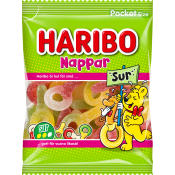 Godispåse Nappar Sura 80g Haribo.
