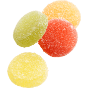 Syrlingar Godis ca 2,4kg Haribo.