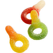 Godis Nappar Sour 2kg Haribo.