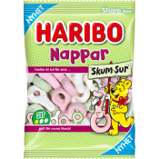 Godis Nappar Skum Sur 120g Haribo.