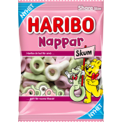 Godis Nappar Skum 120g Haribo.