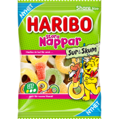 Stora Nappar Sur & Skum 150g Haribo.