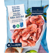 Räkor med skal 60/80 400g Royal Greenland.