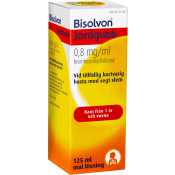 Bisolvon Jordgubb 0,8mg/ml 125ml.