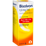 Bisolvon Barn från 12 månader Oral lösning 0,8mg/ml 125ml.