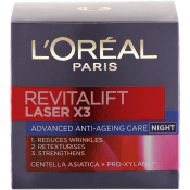 Ansiktskräm Natt Revitalift Laser Advance Anti-age 50ml L'Oreal.