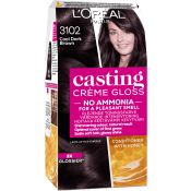 Hårtoning 3102 Cool Dark Brown 1-p Casting Creme Gloss.