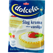 Gräddkräm Vanilj 45g Dolcela.