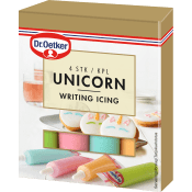 Kristyr Unicorn Writing Icing 76g Dr. Oetker.