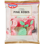 Sockerrosor och blad 50g Dr.Oetker.