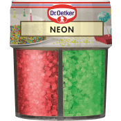 Dekorationsströssel Neon mix 100g Dr.Oetker.