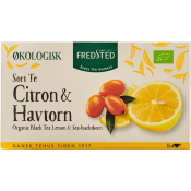Svart te Citron & Havtorn Ekologisk 16-p Fredsted.