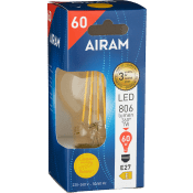 LED Filament A60 E27 806lm (60W) 1-p Airam.