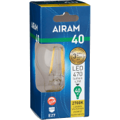 LED A60 827 470lm E27 FIL DIM 12-p Airam.