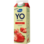 Yoghurt Jordgubb 0,1% 1000g Valio.