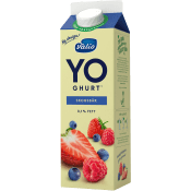 Yoghurt Skogsbär 0,1% 1000g Valio.