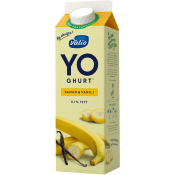 Yoghurt Banan 0,1% 1000g Valio.