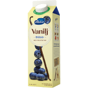 Vaniljyoghurt Blåbär 2,1% 1000g Valio.