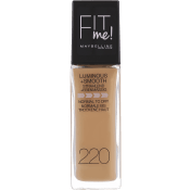 Foundation Fit Me Luminous + Smooth Natural Beige 220 30ml Maybelline.