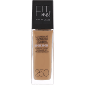 Foundation Fit Me Luminous + Smooth Sun Beige 250 30ml Maybelline.