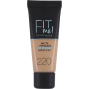 Foundation Fit Me Matte & Poreless Natural Beige 220 30ml Maybelline.