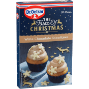 Vit Choklad Snöflingor 36-p 38g Dr. Oetker.
