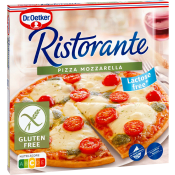 Pizza Ristorante mozzarella Fryst Glutenfri Laktosfri 370g Dr. Oetker.