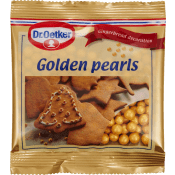 Golden pearls 17g Dr. Oetker.