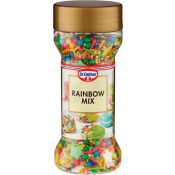 Dekorationsströssel Rainbow mix 50g Dr. Oetker.