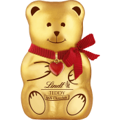 Chokladnalle TEDDY Jul guld 100g Lindt.