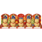 Chokladnallar TEDDY Jul Mini 5-p 50g Lindt.