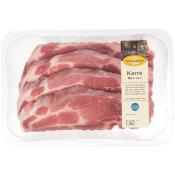 Karré Färsk skivad med ben ca 900g Smålandskött.
