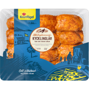 Kycklinglår BBQ kryddmarinerade ca 1,8kg Kronfågel.