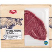 Kalvschnitzel Färsk ca 350g Scan.